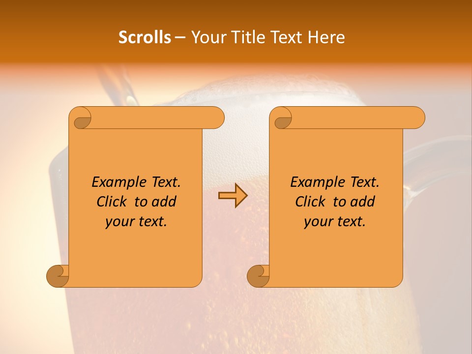 Bistro Refreshment Mug PowerPoint Template