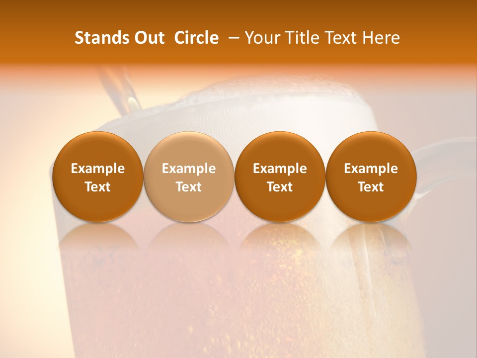 Bistro Refreshment Mug PowerPoint Template