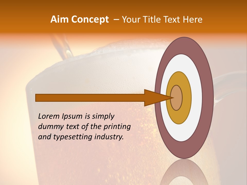 Bistro Refreshment Mug PowerPoint Template