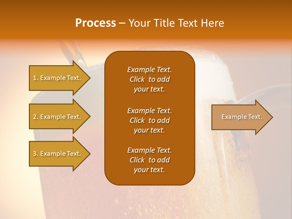 Bistro Refreshment Mug PowerPoint Template