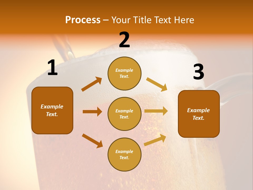 Bistro Refreshment Mug PowerPoint Template