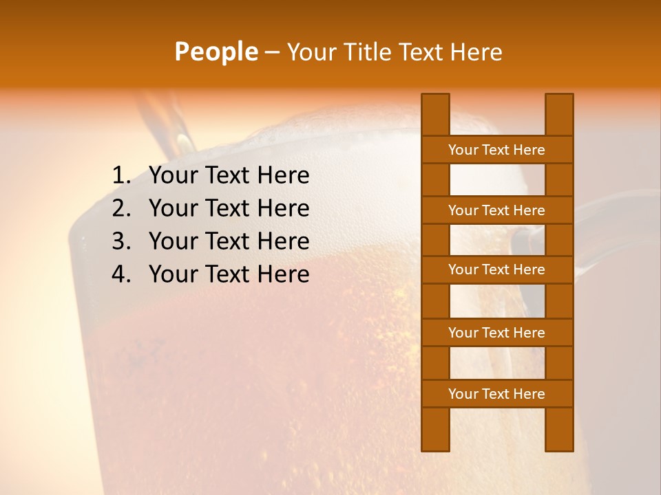 Bistro Refreshment Mug PowerPoint Template