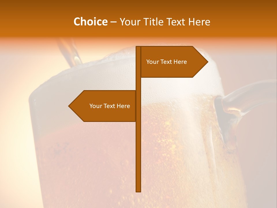 Bistro Refreshment Mug PowerPoint Template