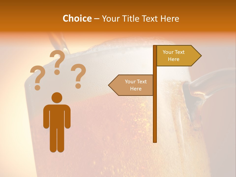 Bistro Refreshment Mug PowerPoint Template