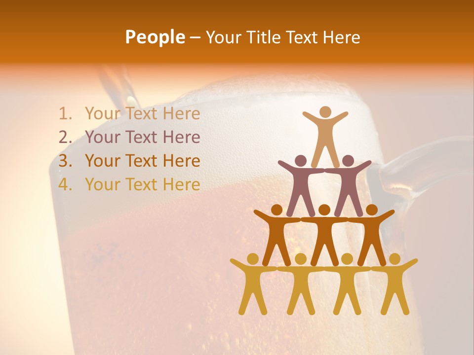 Bistro Refreshment Mug PowerPoint Template