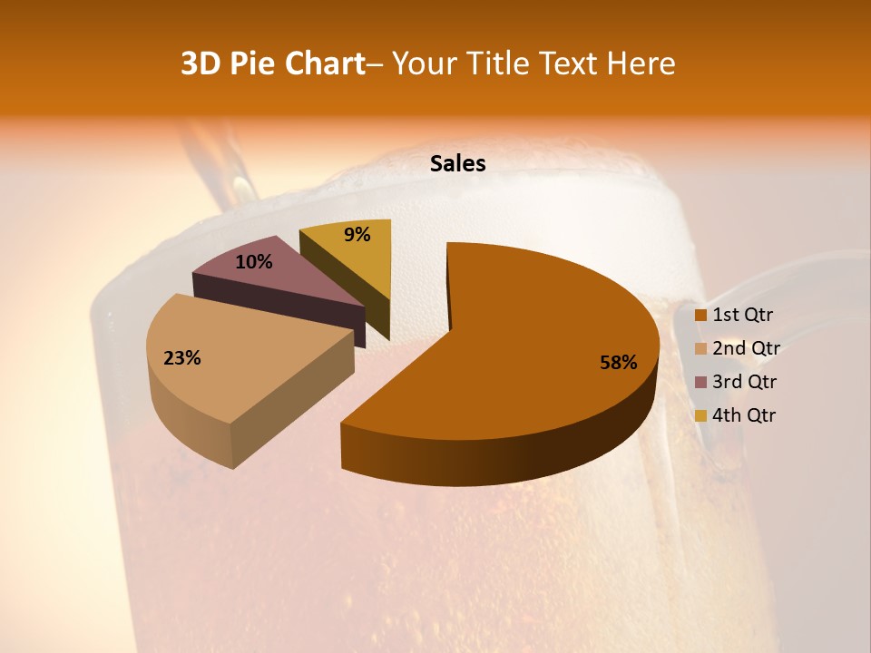 Bistro Refreshment Mug PowerPoint Template