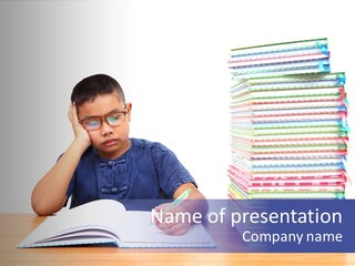 Learning Studying Read PowerPoint Template