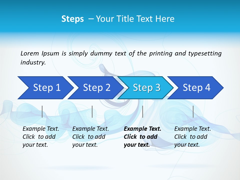 Backdrop Copy Wave PowerPoint Template