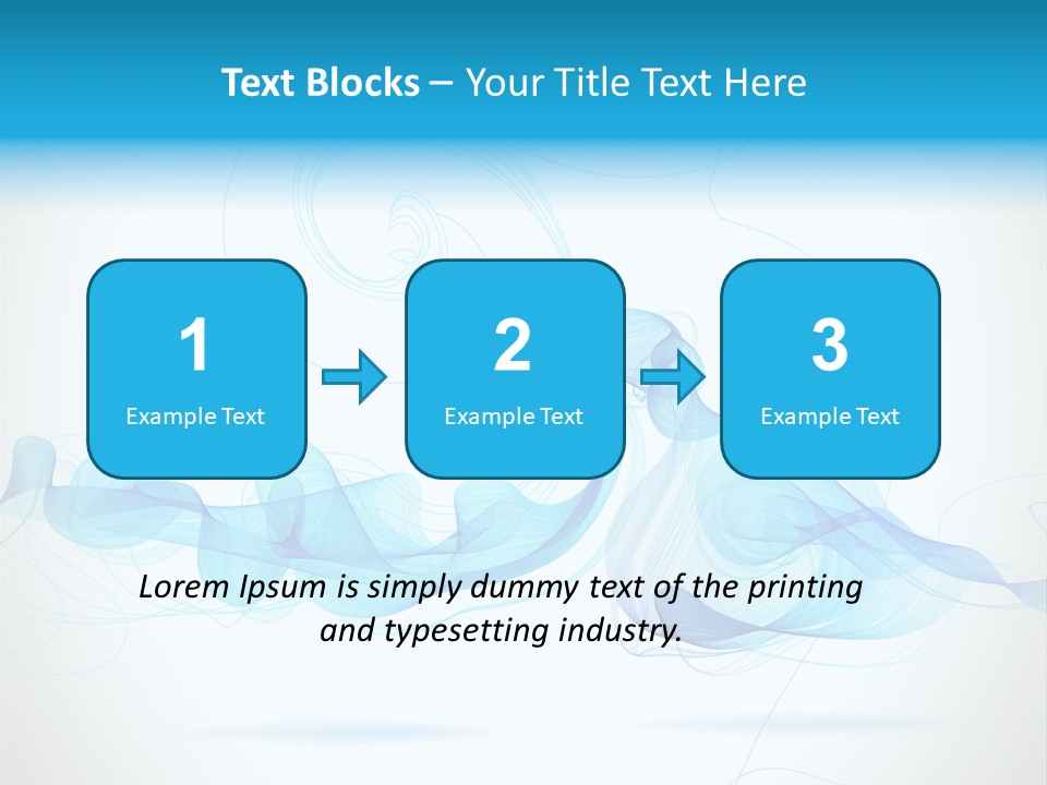 Backdrop Copy Wave PowerPoint Template