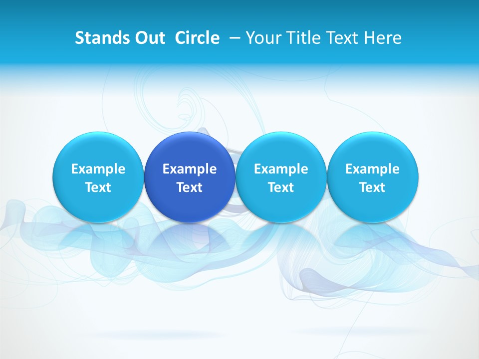 Backdrop Copy Wave PowerPoint Template