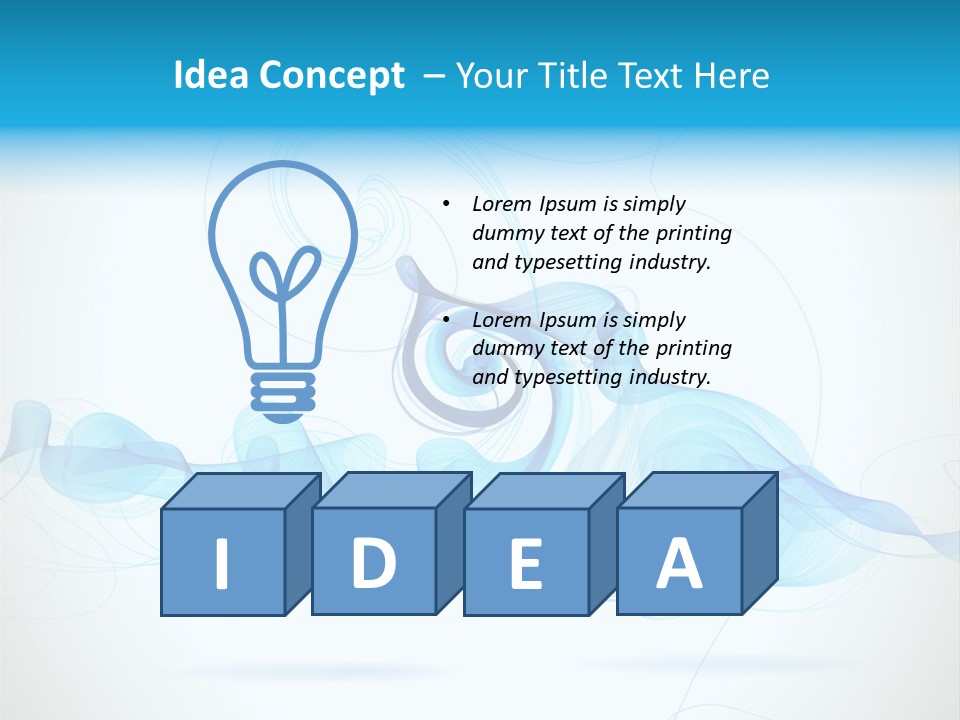 Backdrop Copy Wave PowerPoint Template