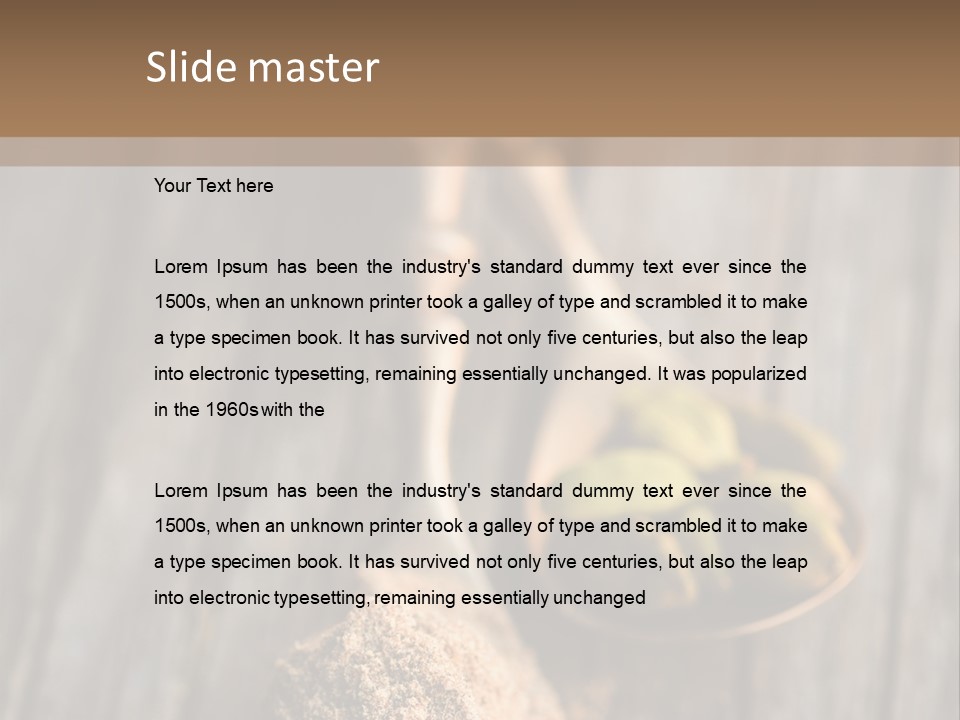 Vertical Copy Space No People PowerPoint Template