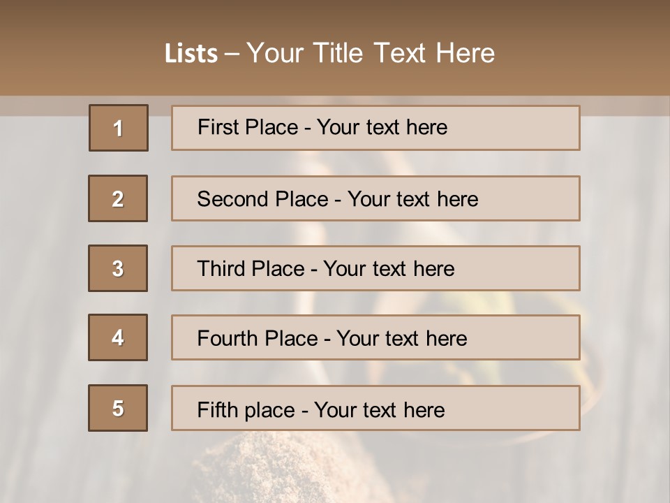 Vertical Copy Space No People PowerPoint Template