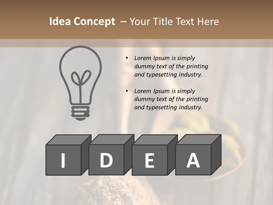 Vertical Copy Space No People PowerPoint Template