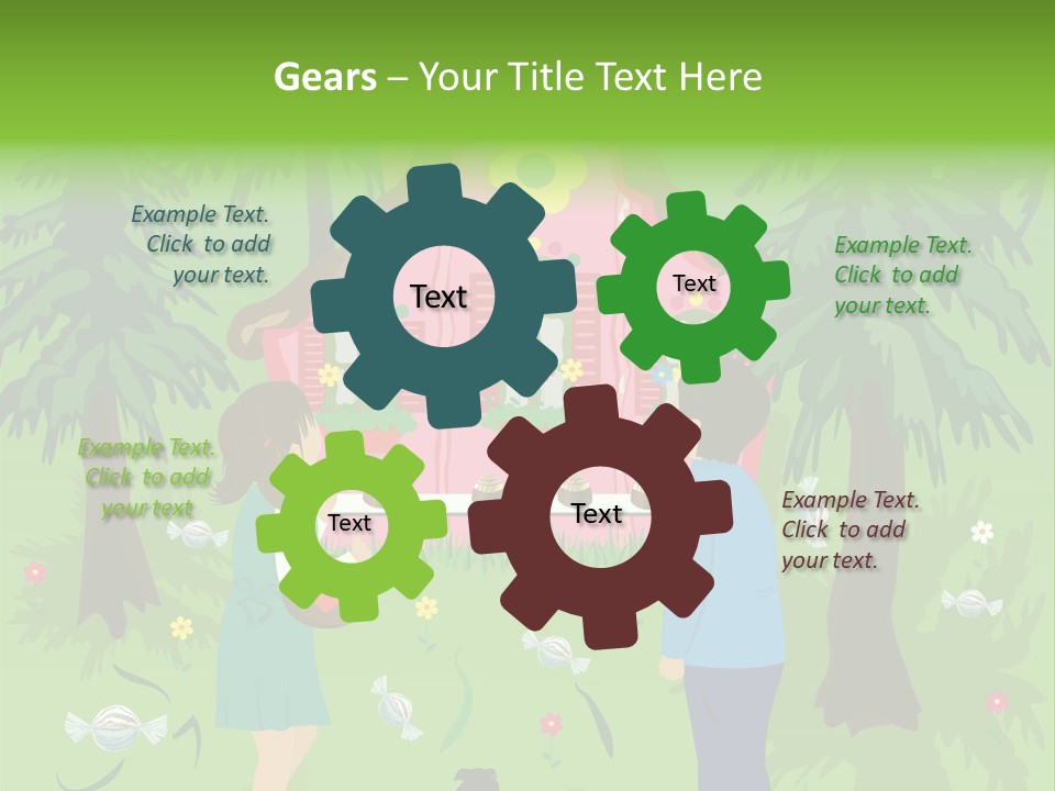 Anniversary Birthday Inflatable PowerPoint Template