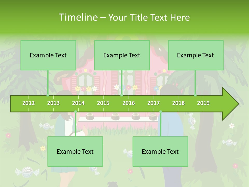 Anniversary Birthday Inflatable PowerPoint Template