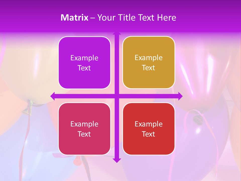 Anniversary Birthday Inflatable PowerPoint Template