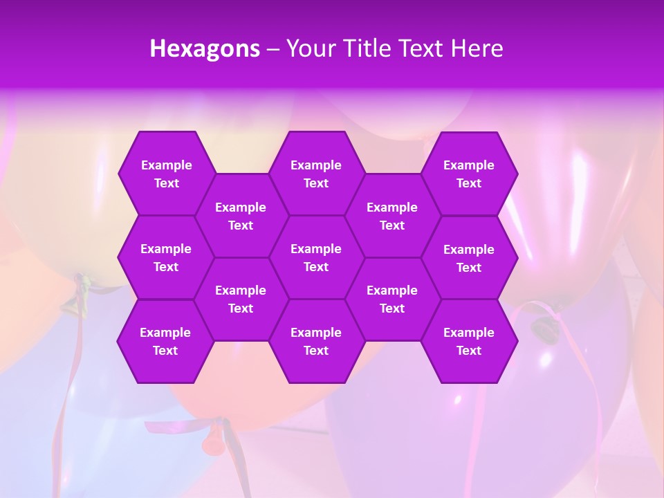 Anniversary Birthday Inflatable PowerPoint Template