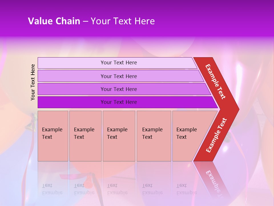 Anniversary Birthday Inflatable PowerPoint Template
