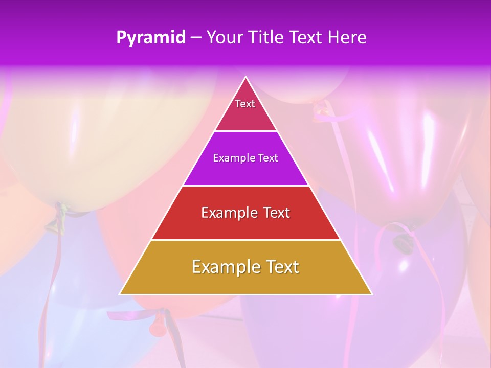 Anniversary Birthday Inflatable PowerPoint Template