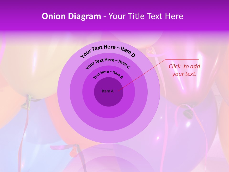 Anniversary Birthday Inflatable PowerPoint Template