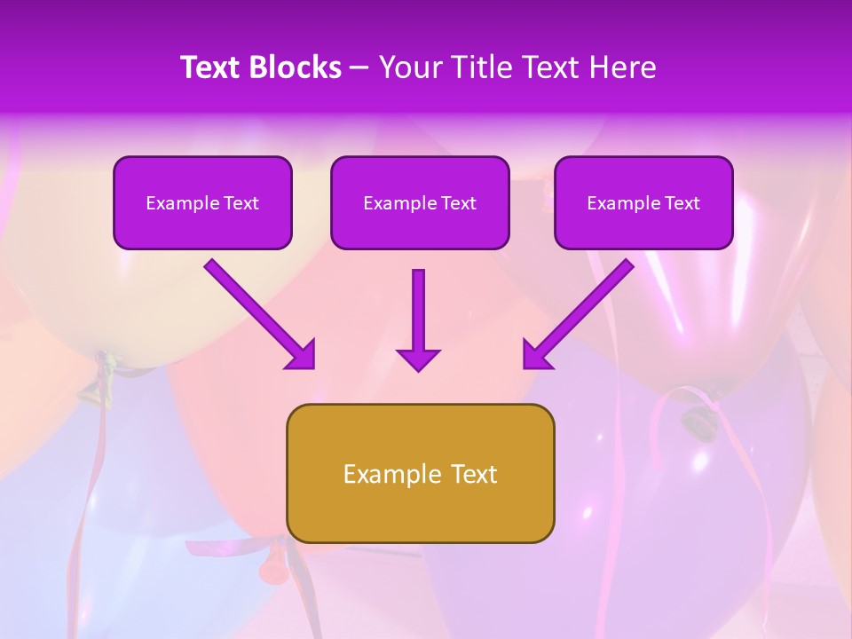 Anniversary Birthday Inflatable PowerPoint Template