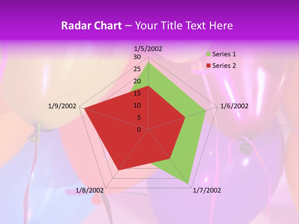 Anniversary Birthday Inflatable PowerPoint Template