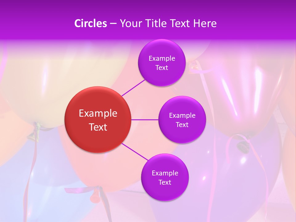 Anniversary Birthday Inflatable PowerPoint Template