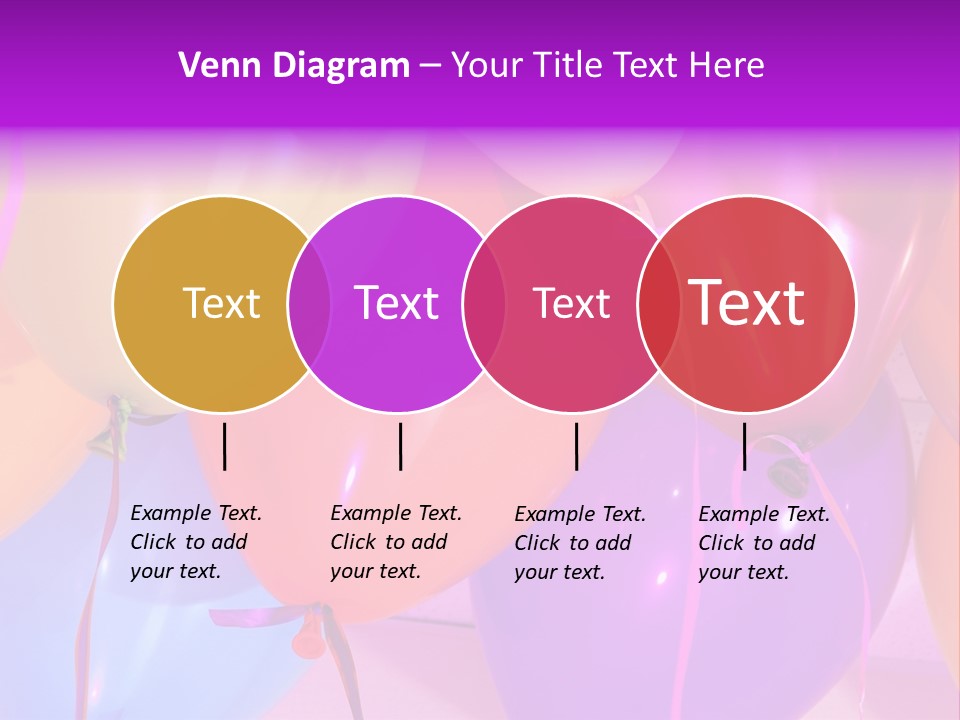 Anniversary Birthday Inflatable PowerPoint Template