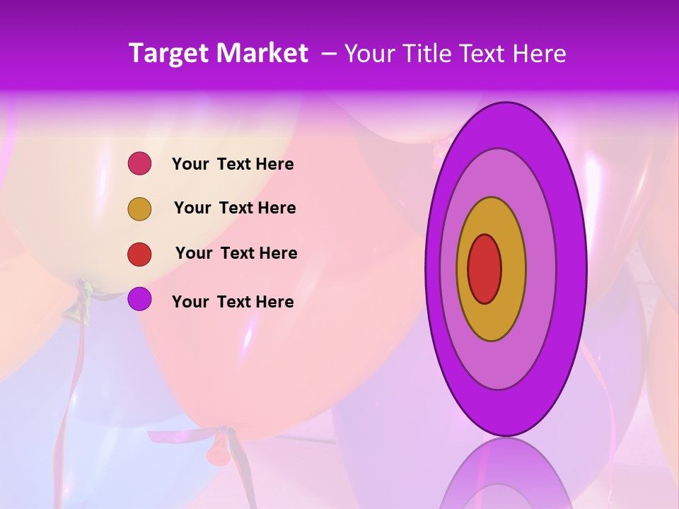 Anniversary Birthday Inflatable PowerPoint Template