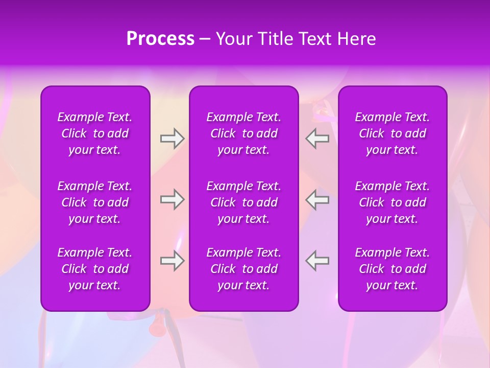 Anniversary Birthday Inflatable PowerPoint Template