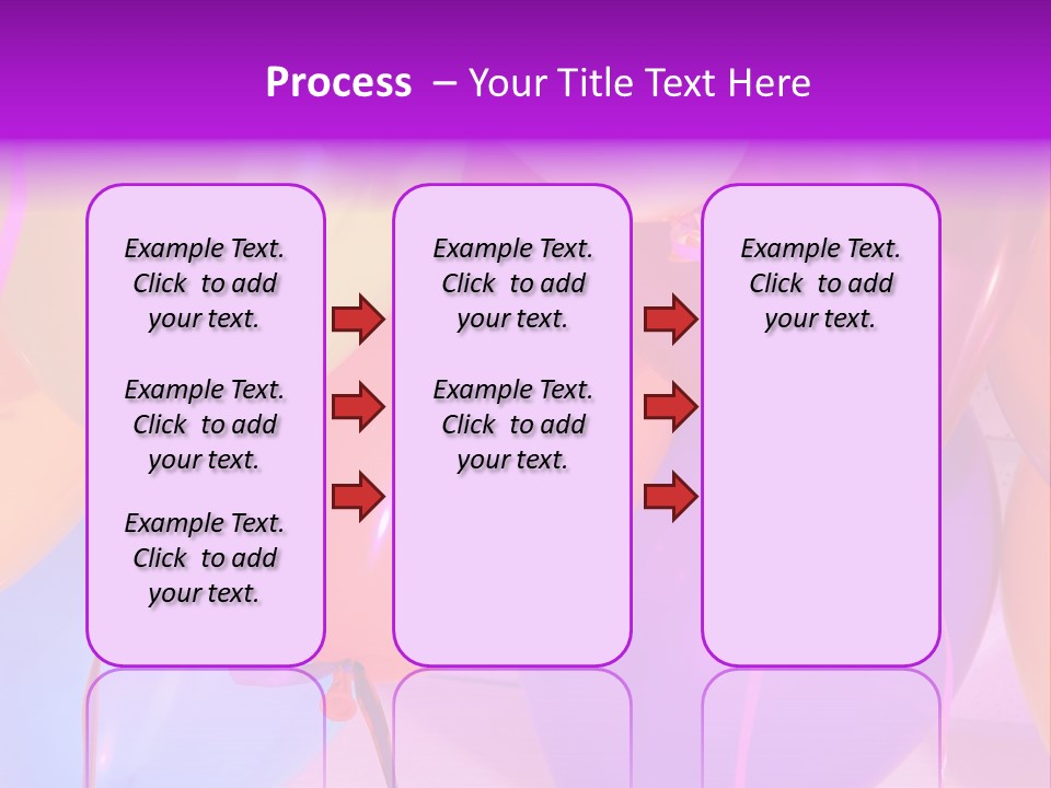Anniversary Birthday Inflatable PowerPoint Template