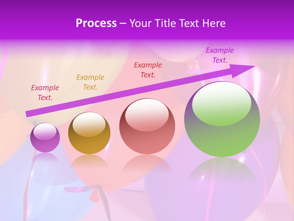 Anniversary Birthday Inflatable PowerPoint Template