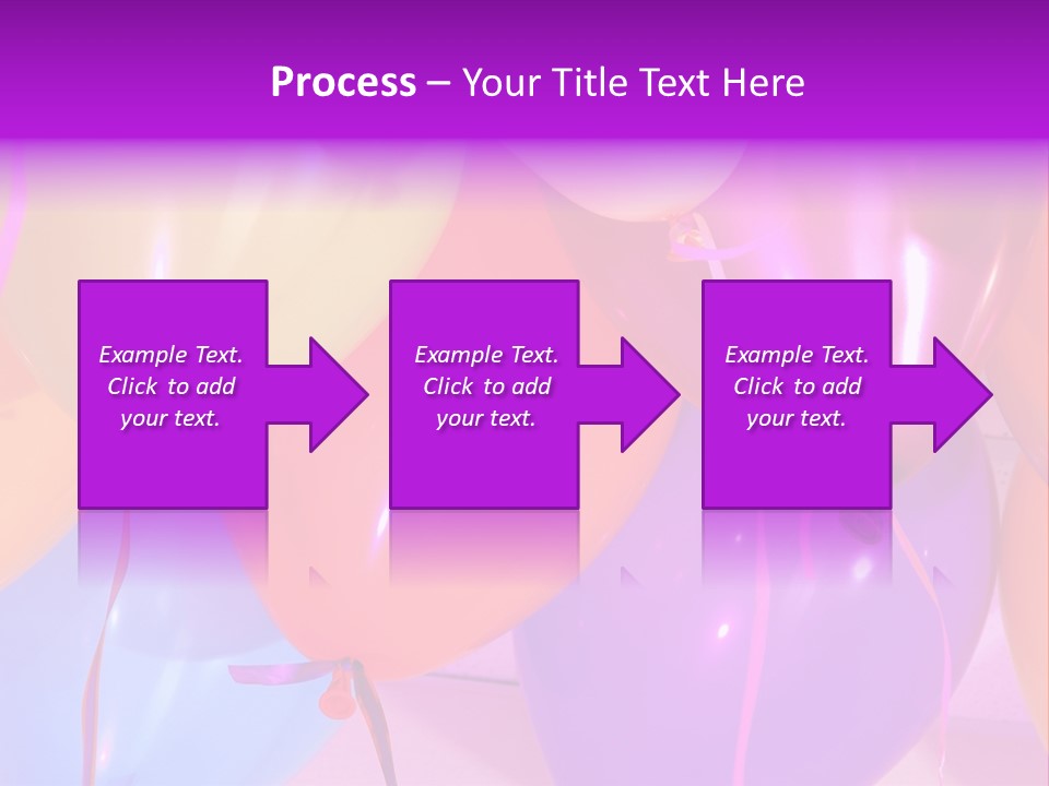 Anniversary Birthday Inflatable PowerPoint Template