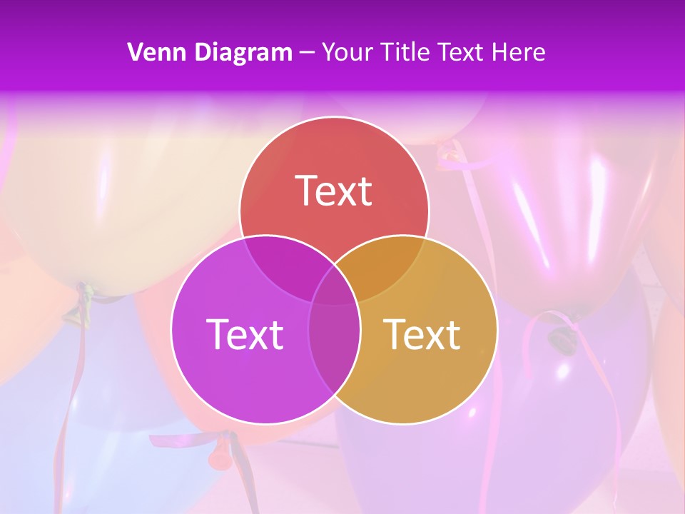 Anniversary Birthday Inflatable PowerPoint Template