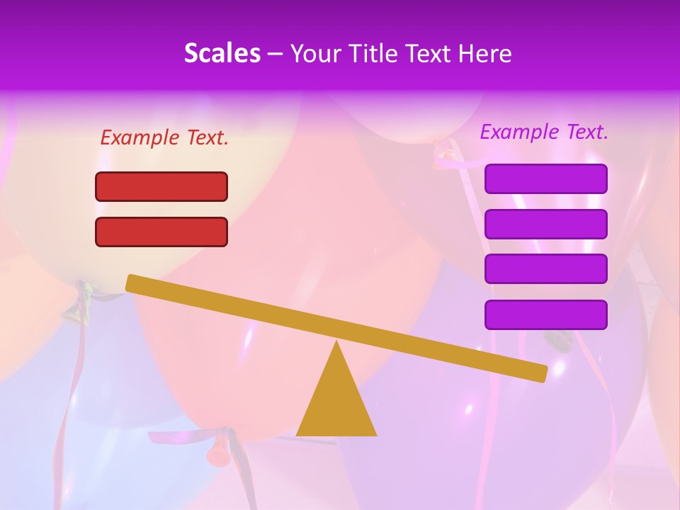 Anniversary Birthday Inflatable PowerPoint Template