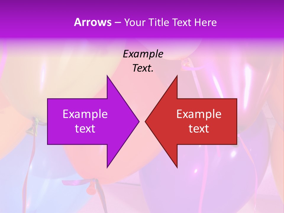 Anniversary Birthday Inflatable PowerPoint Template