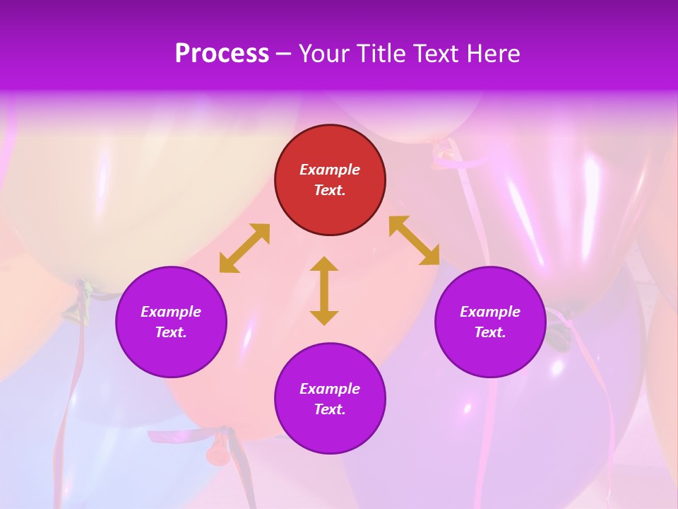 Anniversary Birthday Inflatable PowerPoint Template
