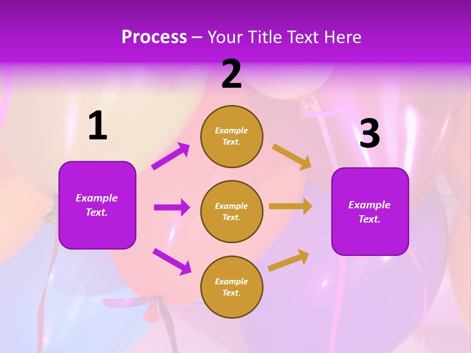 Anniversary Birthday Inflatable PowerPoint Template