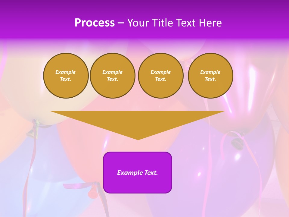 Anniversary Birthday Inflatable PowerPoint Template