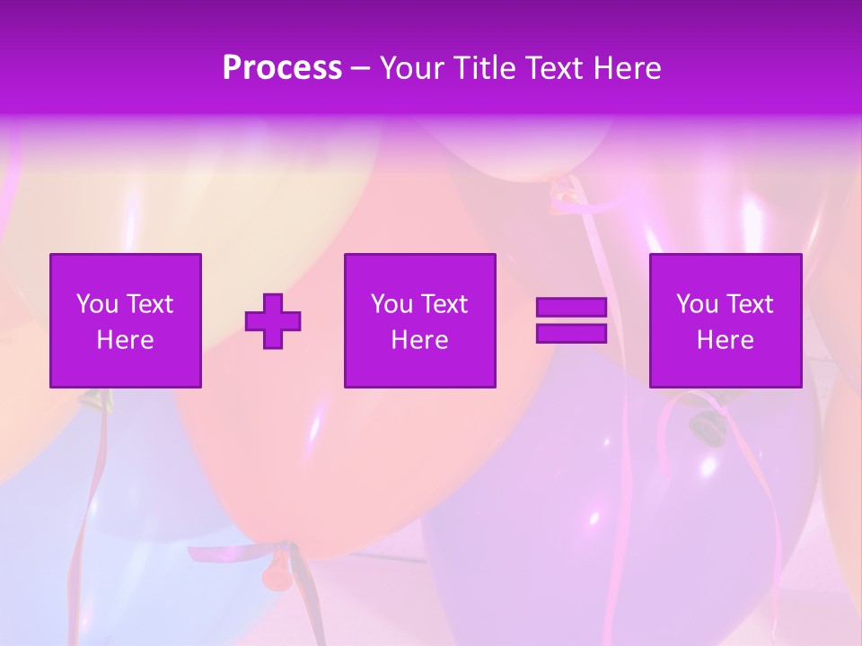 Anniversary Birthday Inflatable PowerPoint Template