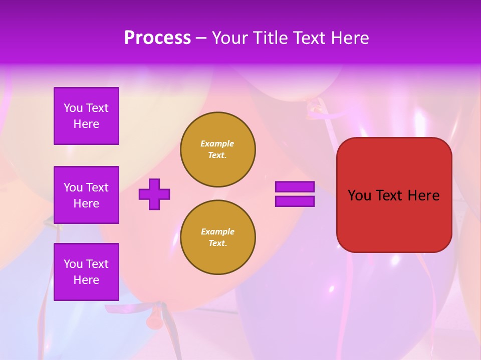 Anniversary Birthday Inflatable PowerPoint Template