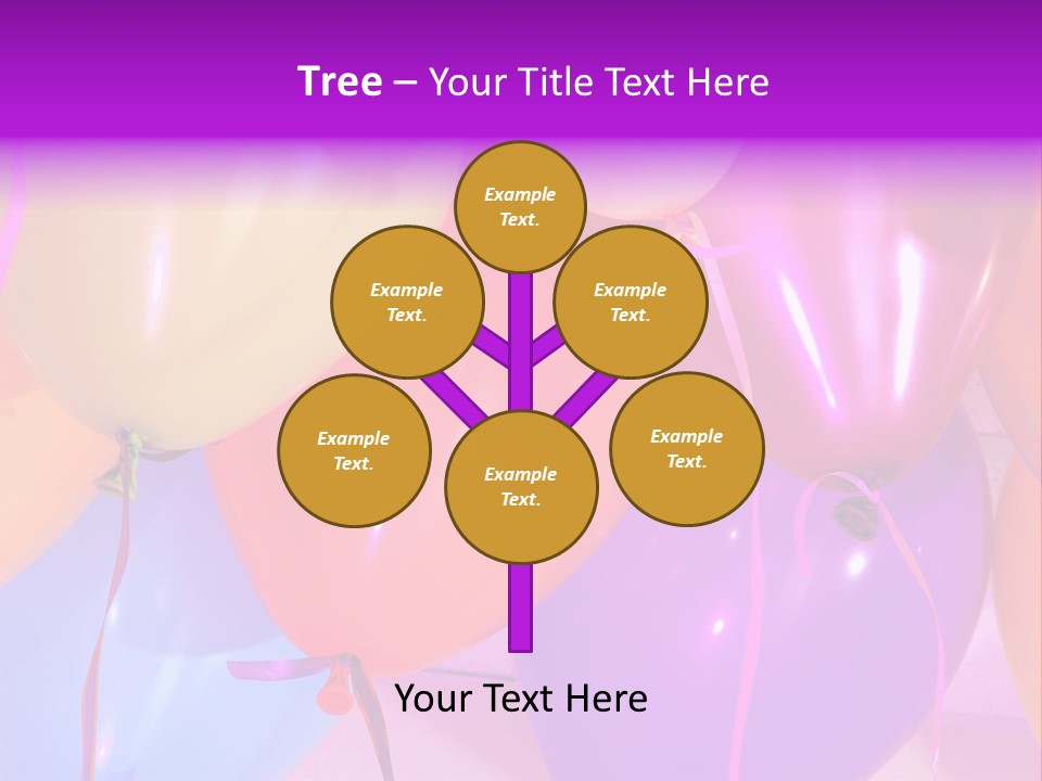 Anniversary Birthday Inflatable PowerPoint Template