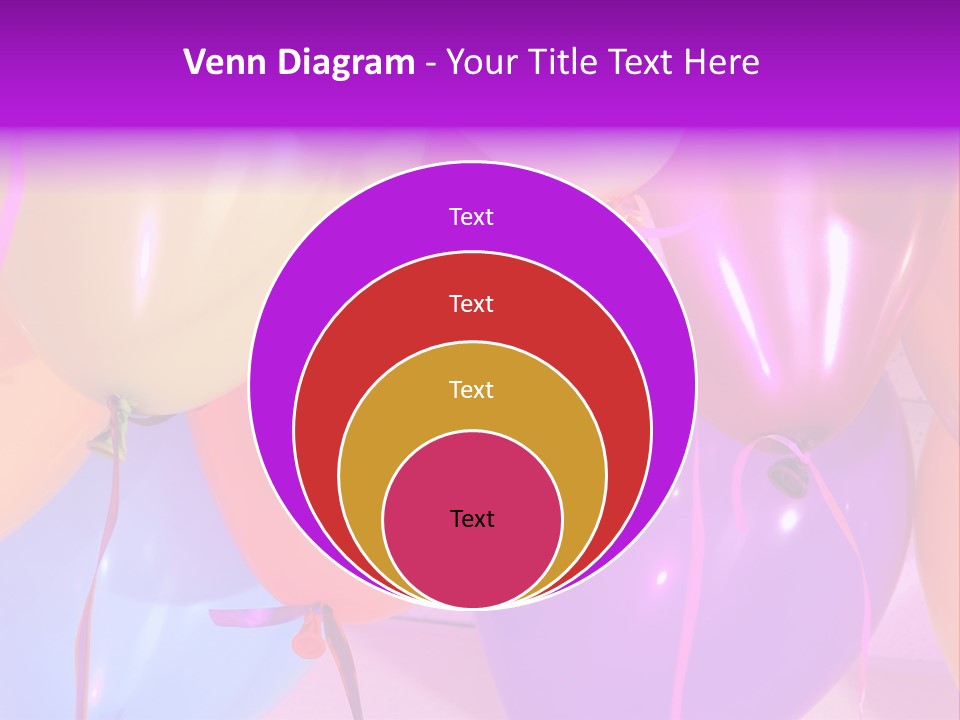 Anniversary Birthday Inflatable PowerPoint Template