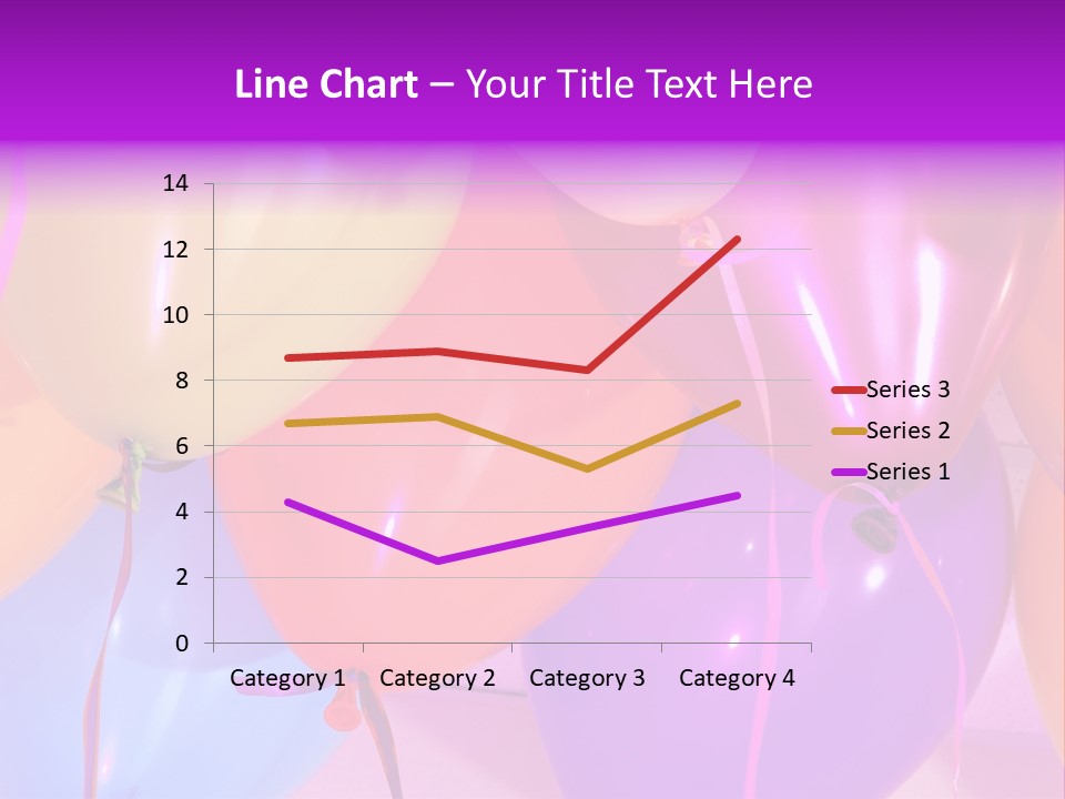 Anniversary Birthday Inflatable PowerPoint Template