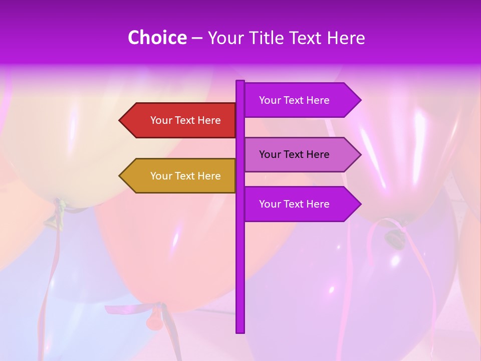 Anniversary Birthday Inflatable PowerPoint Template