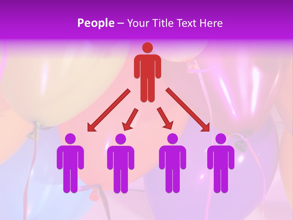 Anniversary Birthday Inflatable PowerPoint Template