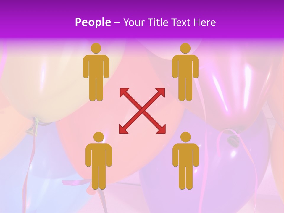 Anniversary Birthday Inflatable PowerPoint Template