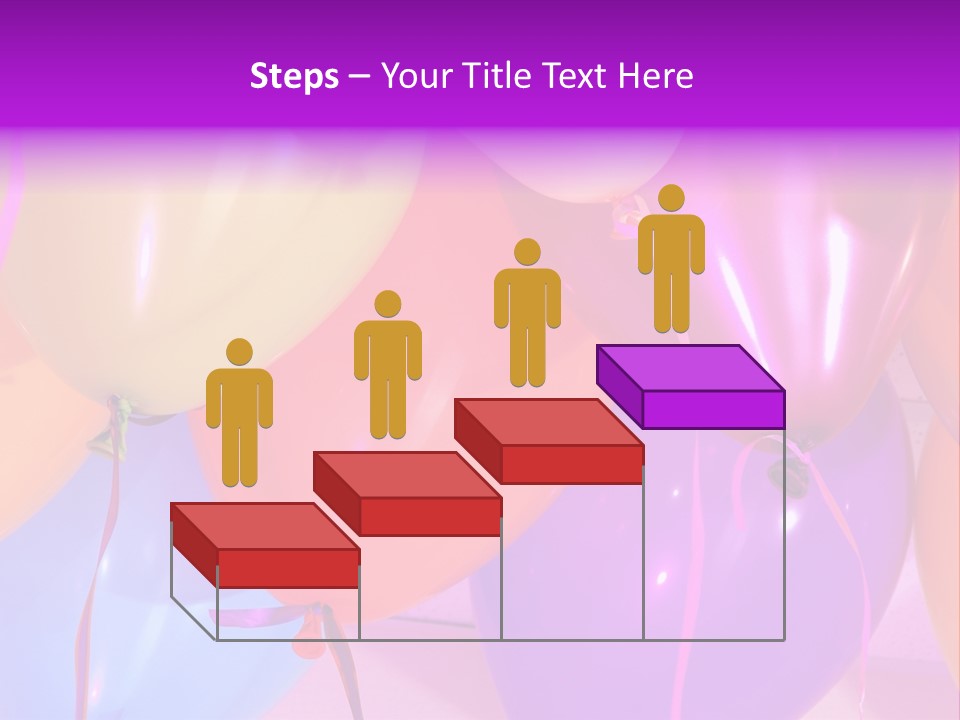 Anniversary Birthday Inflatable PowerPoint Template