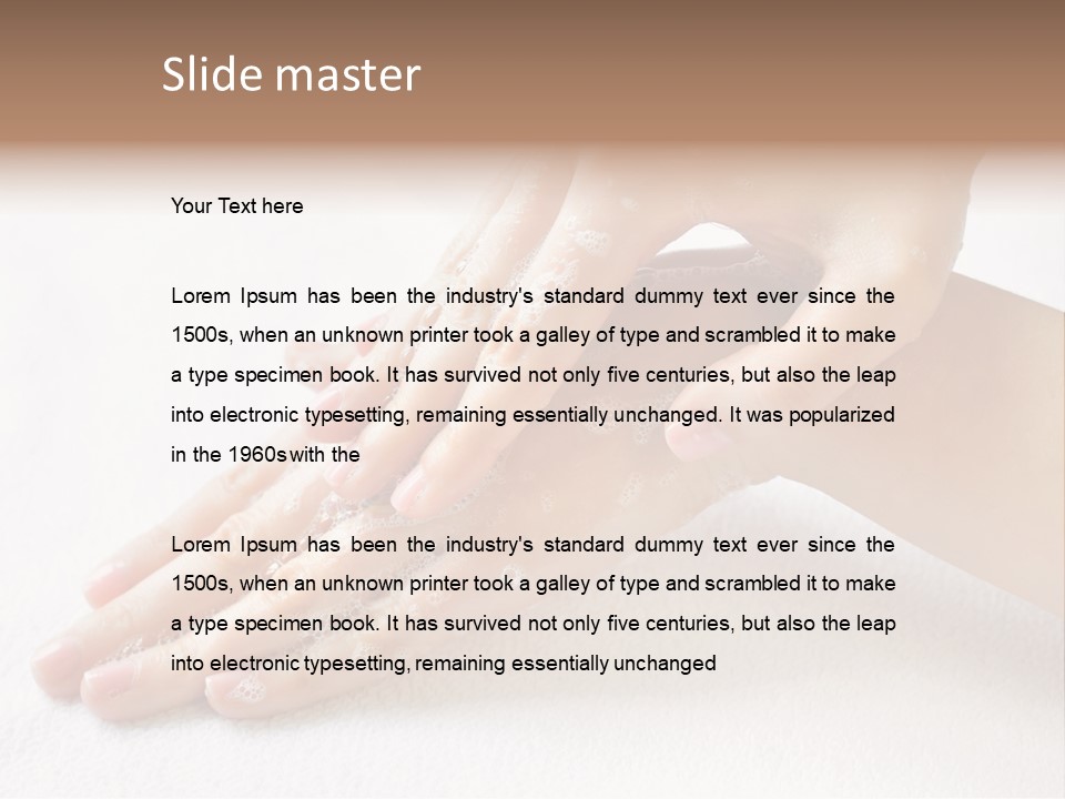 Background Water Healthy PowerPoint Template